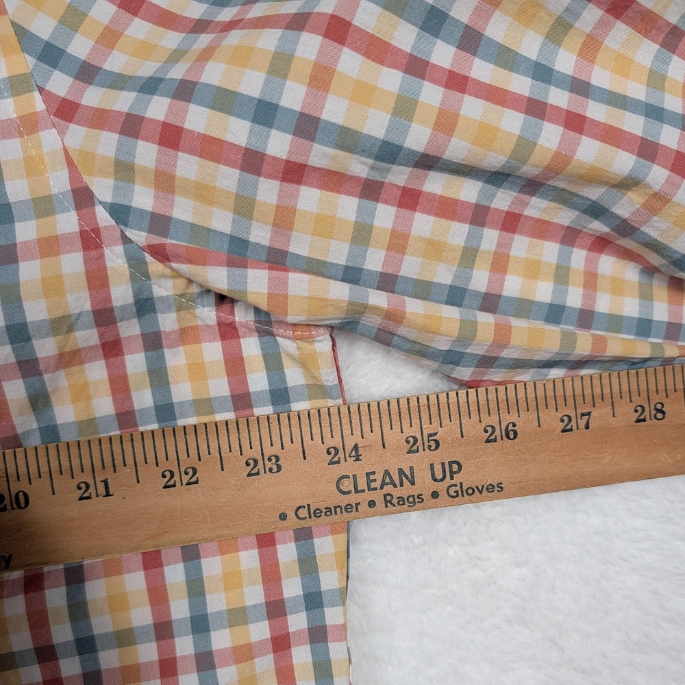 J Crew Shirt Mens XL Multicolor Check Flex Washed Classic LS Button Down NEW - Picture 6 of 10